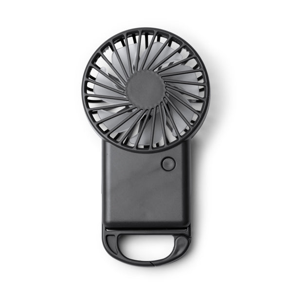 Ventoinha Portátil de Plástico Branco com Bateria