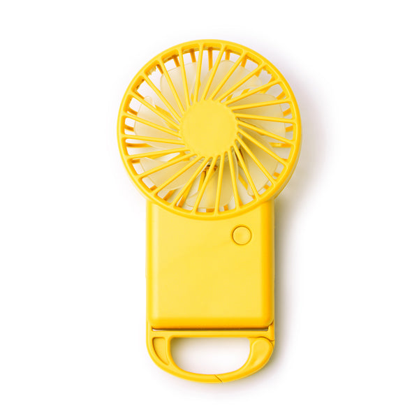 Ventoinha Portátil de Plástico Branco com Bateria