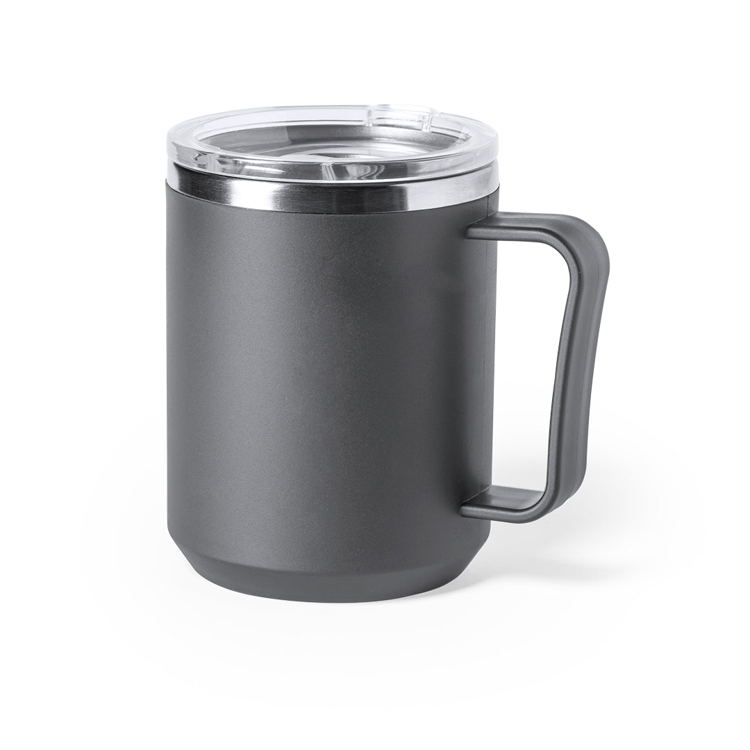 Caneca Térmica de Aço Inox 350ml - Cor Fosca