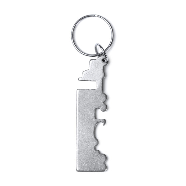 Chaveiro em Metal com Design Moderno e Estilo Minimalista