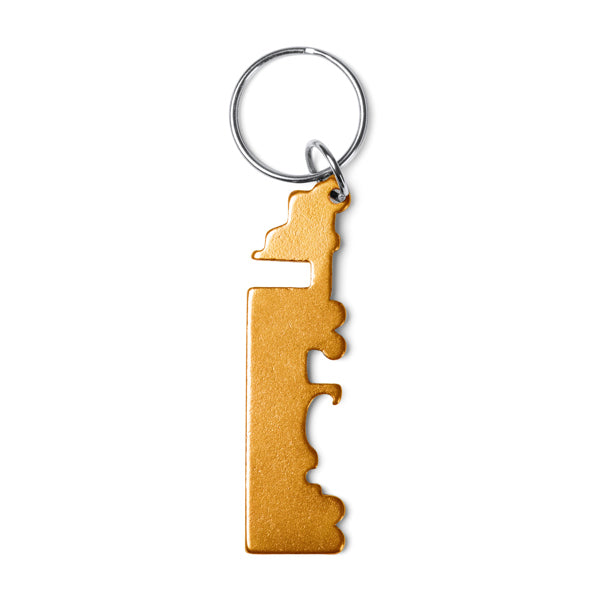Chaveiro em Metal com Design Moderno e Estilo Minimalista