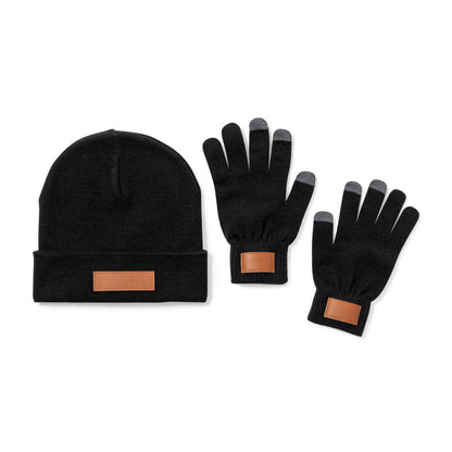 Conjunto Gorro e Luvas Tamanho Adulto com Ajuste