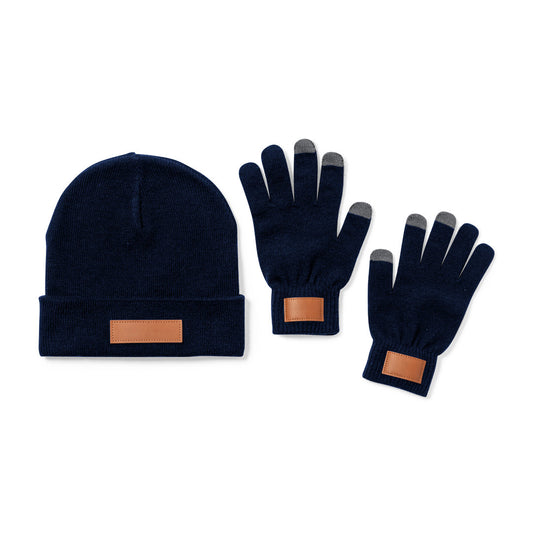 Conjunto Gorro e Luvas Tamanho Adulto com Ajuste