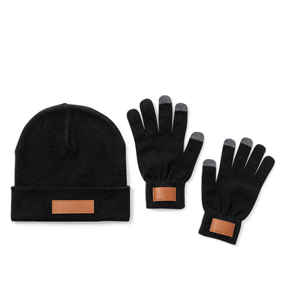 Conjunto Gorro e Luvas Tamanho Adulto com Ajuste