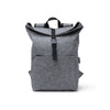 Mochila de Lã Sintética com Fecho Rolô e Compartimento para Laptop