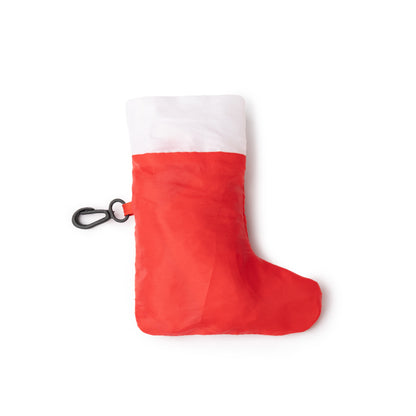 Saco de Compras Dobrável WELAND com Design de Meia de Natal