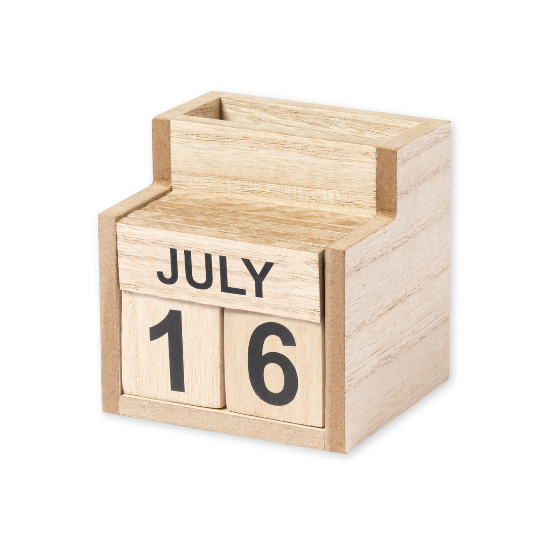 Lapiseira Calendário Perpétuo Nature em MDF
