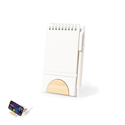 Libreta Nature com Suporte para Smartphone e Caneta