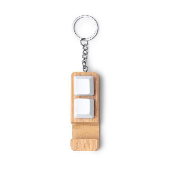 Chaveiro em Bambu com Teclas Brancas