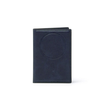 Carteira em Couro Preto com Design Minimalista