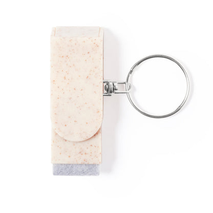 Porta-Chaves Suporte para Smartphone em Palha de Trigo