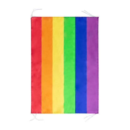 Bandeira Rainbow Multicolor em Poliéster Resistente