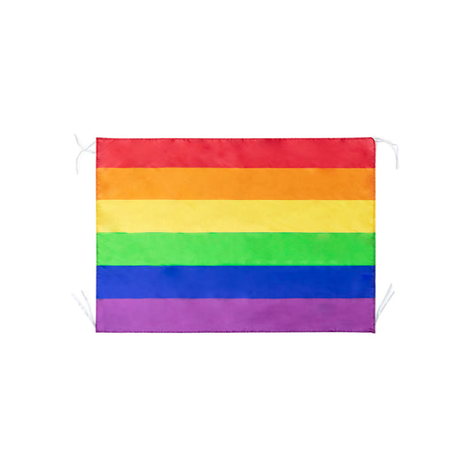 Bandeira Rainbow Multicolor em Poliéster Resistente