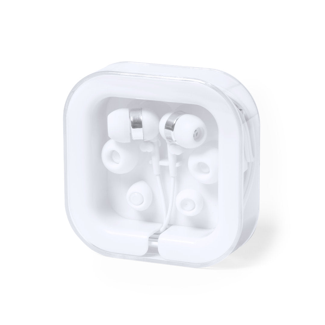 Auriculares Intraurais Tipo C Brancos com Estojo