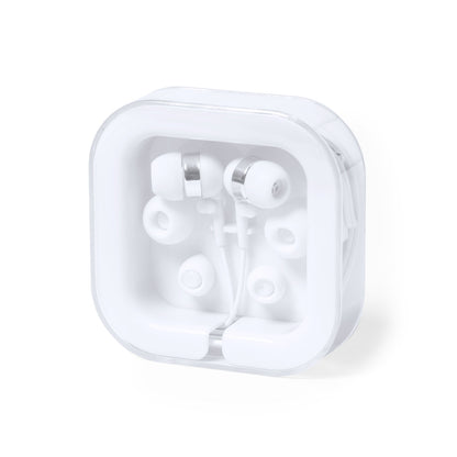 Auriculares Intraurais Tipo C Brancos com Estojo