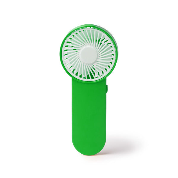 Ventoinha Portátil em Plástico Branco com Bateria Recarregável