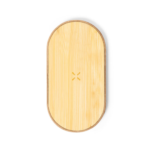 Carregador Sem Fios 10W Sustentável em Bambu