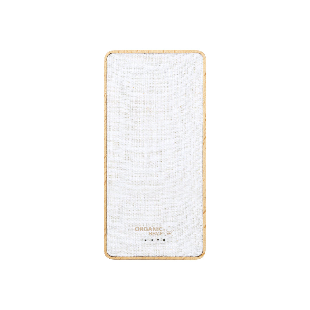 Power Bank Sustentável Meskat 8.000 mAh com Cánhamo e Madeira