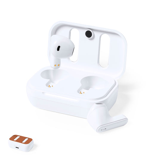 Auriculares Bluetooth Shizar RCS com Base de Couro Reciclado