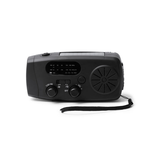 Rádio Portátil Bluetooth com Painel Solar e Carregamento Solar