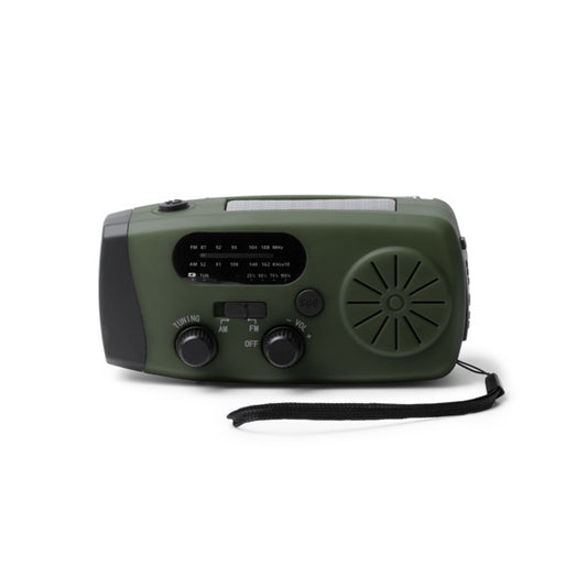 Rádio Portátil Bluetooth com Painel Solar e Carregamento Solar