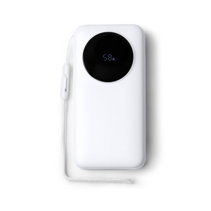 Powerbank de Alumínio 10000mAh com Display LED