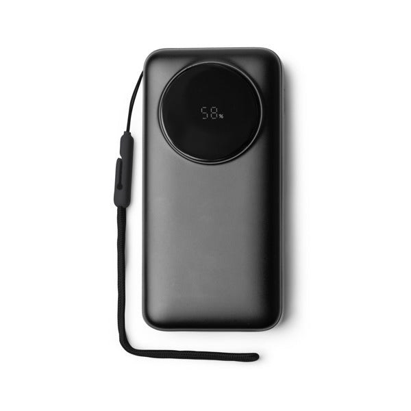 Powerbank de Alumínio 10000mAh com Display LED