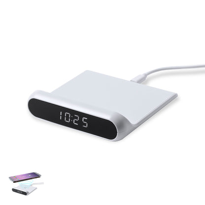 Relógio Multifunções com Carregador Sem Fios 10W