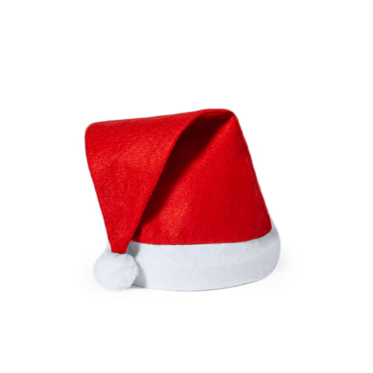 Gorro de Pai Natal para Crianças com Pompom Branco