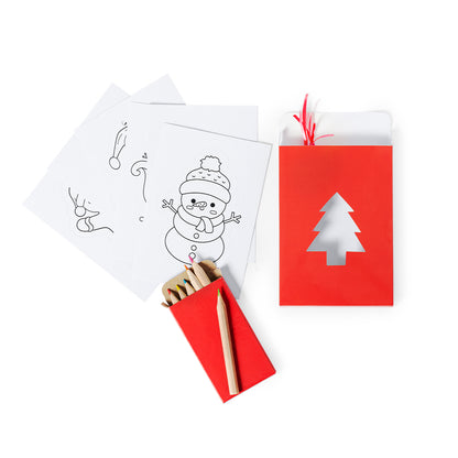 Adornos Natalícios para Colorir - Conjunto de 6 Peças