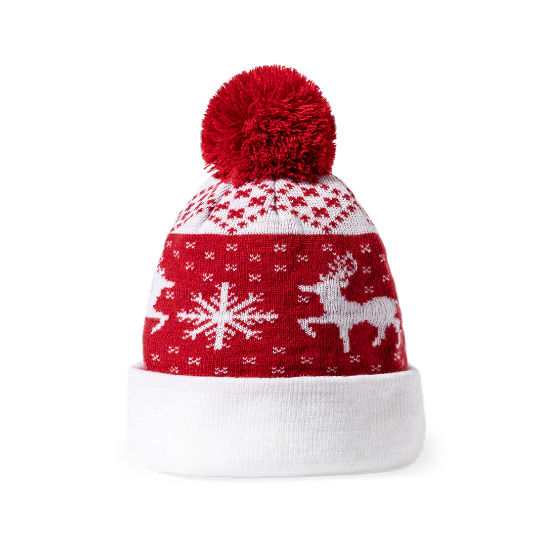 Gorro Natalício Original com Pom Pom Suave