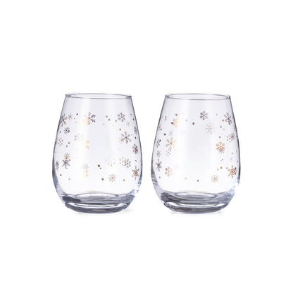 Conjunto de 2 Copos de Neve em Cristal 500ml
