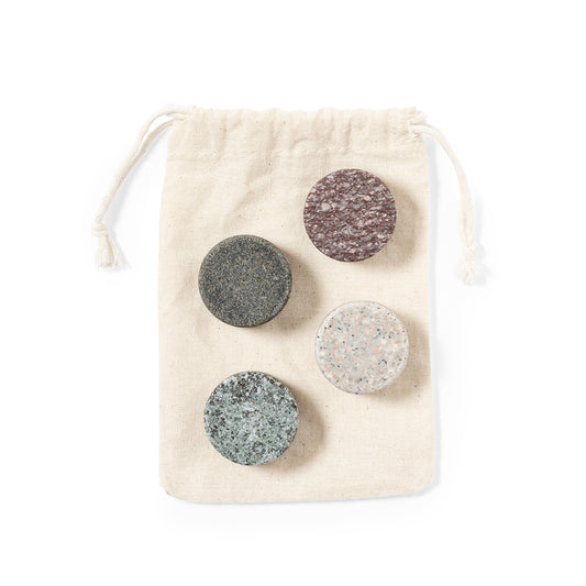Set Glamer de 4 Cubos de Granito Reutilizáveis