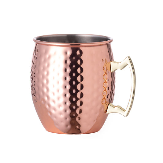 Caneca Indya 500ml em Aço Inox com Revestimento de Cobre