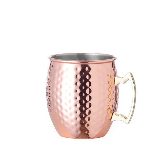 Caneca Indya 500ml em Aço Inox com Revestimento de Cobre