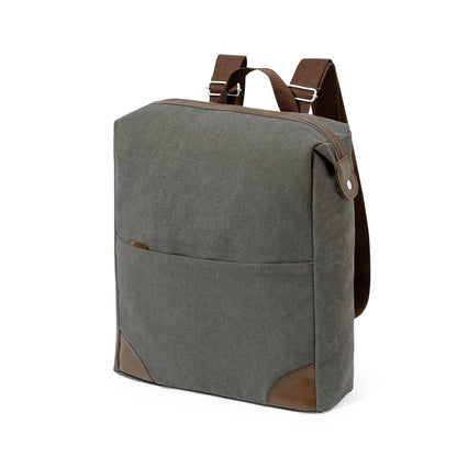 Mochila Cinza Acolchoada para Laptop e Tablet