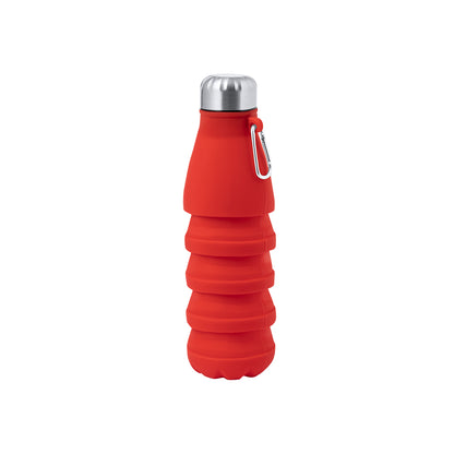 Bidão Plegável Fael 550 ml em Silicone com Mosquetão