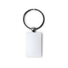 Chaveiro Metálico com Placa de Aço Inoxidável