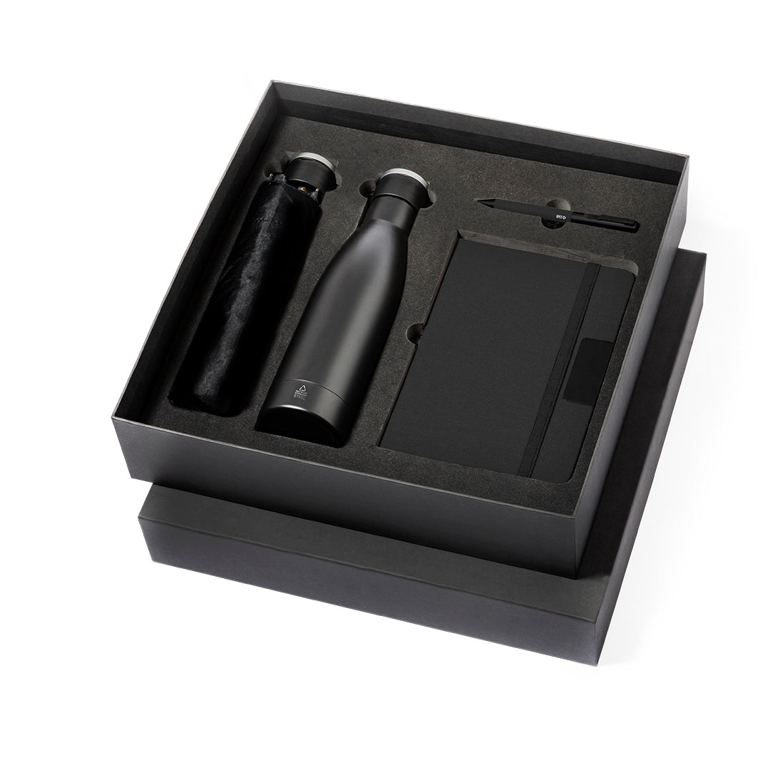 Conjunto Premium Gregory com Termo e Guarda-Chuva Sustentável
