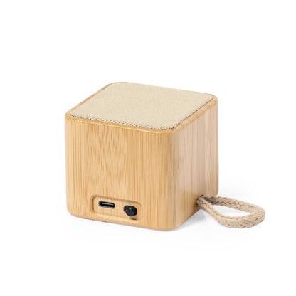 Altavoz Sem Fios Bluetooth® em Bambu Natural