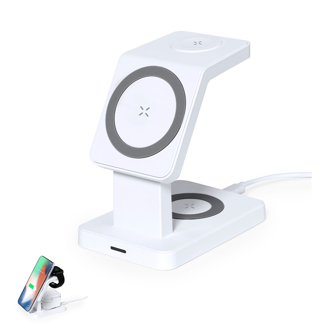 Krastop Multicarregador Sem Fios 15W com Suporte
