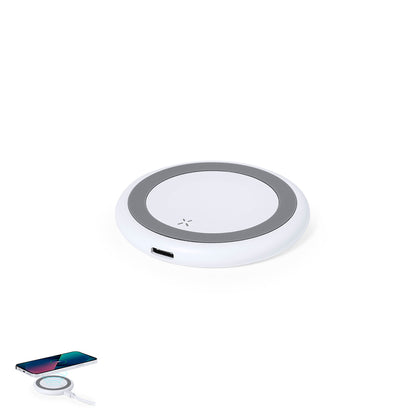Carregador Sem Fios Circular 15W Compatível Qi
