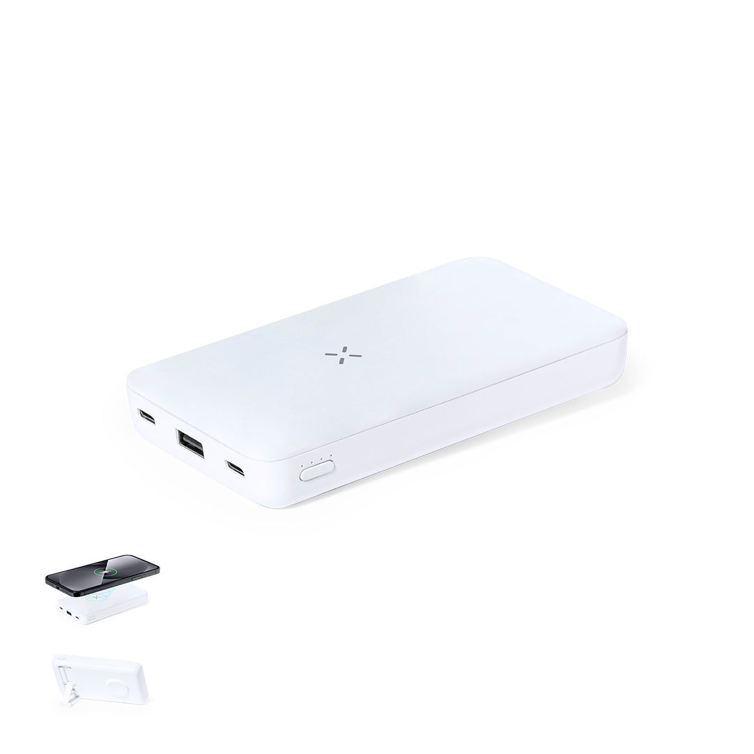 Power Bank Barry 5.000mAh com Carregamento Sem Fios