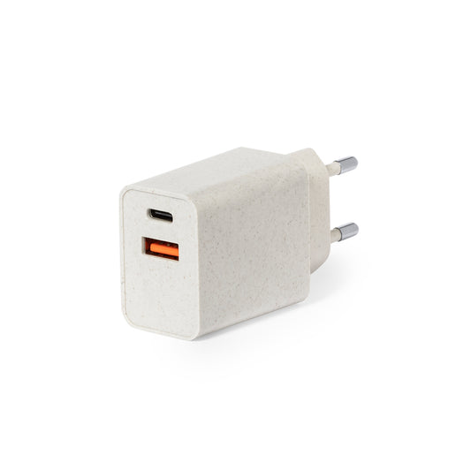 Carregador USB Rápido em Fibra de Trigo 'Avery'