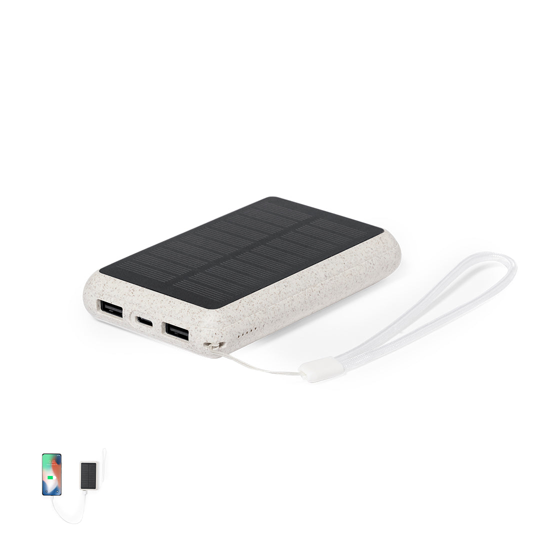 Power Bank Solar Dawson 5000mAh Ecológico
