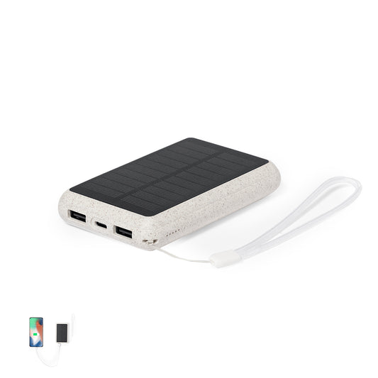 Power Bank Solar Dawson 5000mAh Ecológico