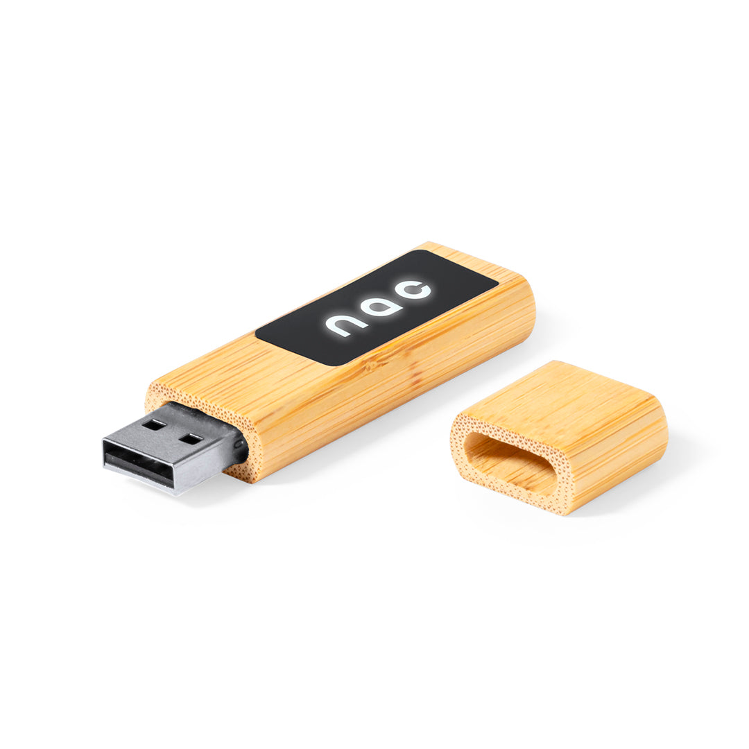 Memória USB Nature 16GB em Bambu Elegante