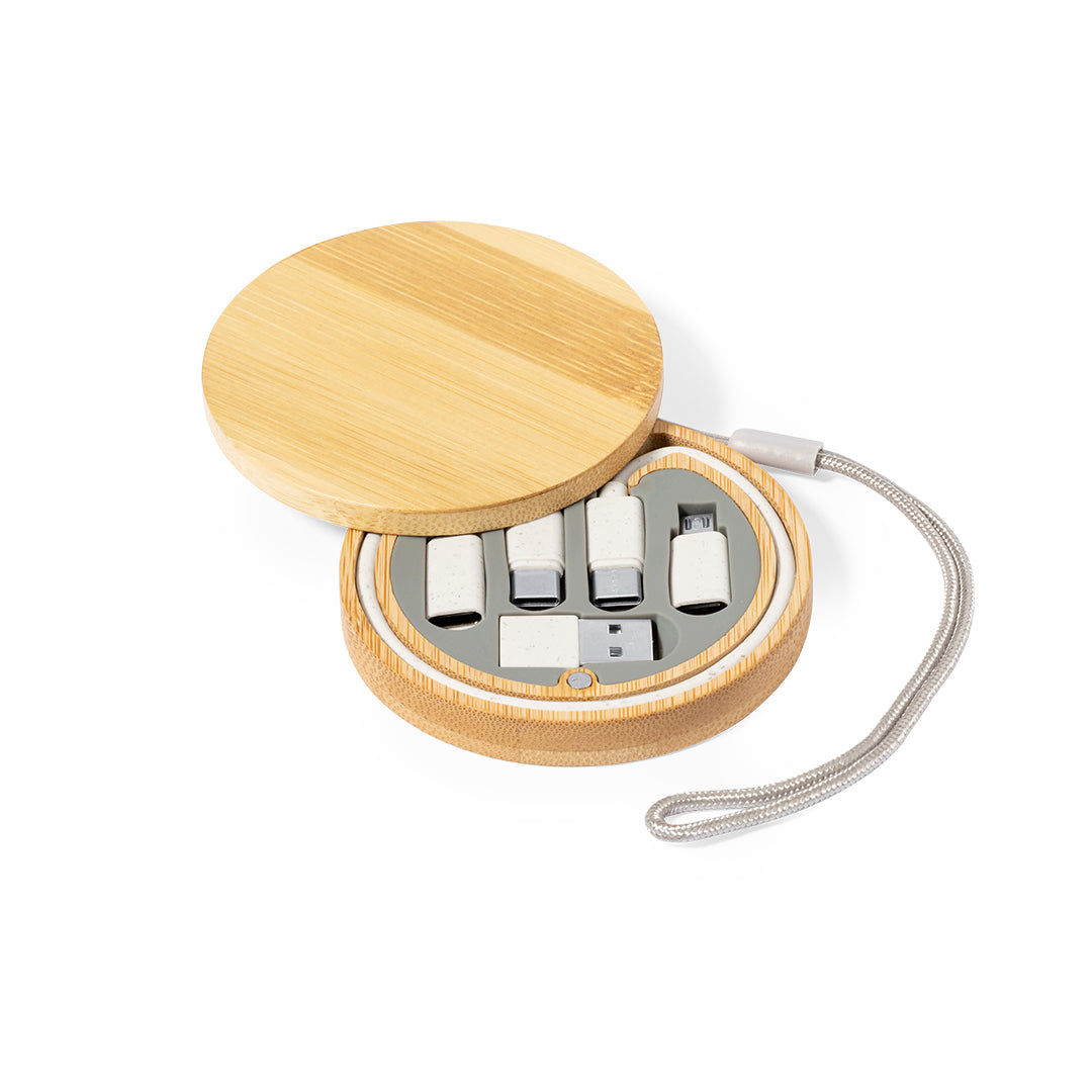 Set Completo de Cabos Carregadores em Fibra Natural