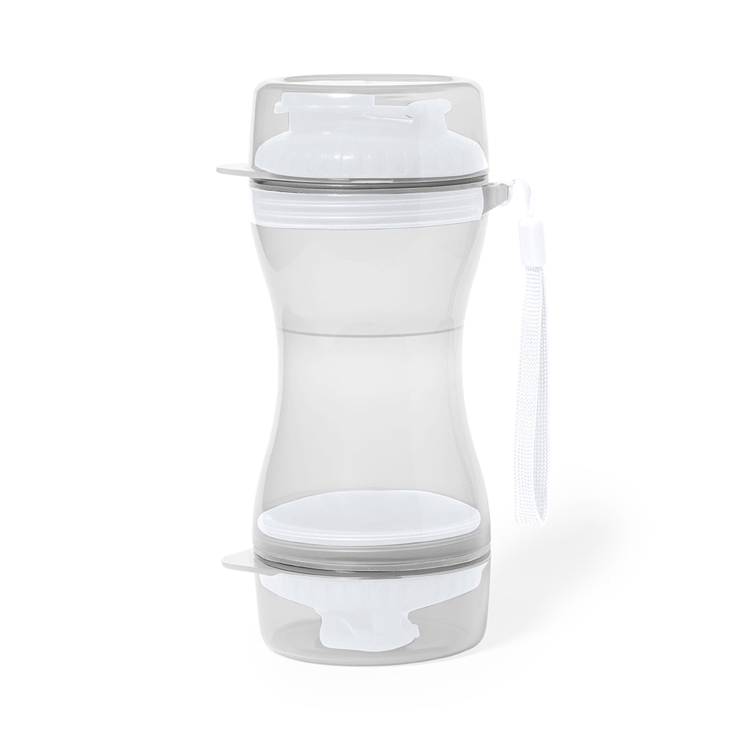 Set Prático para Mascotas com Compartimentos e Taças