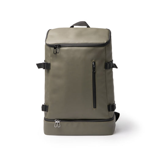 Mochila de Poliéster com Compartimento para Laptop e Zíper